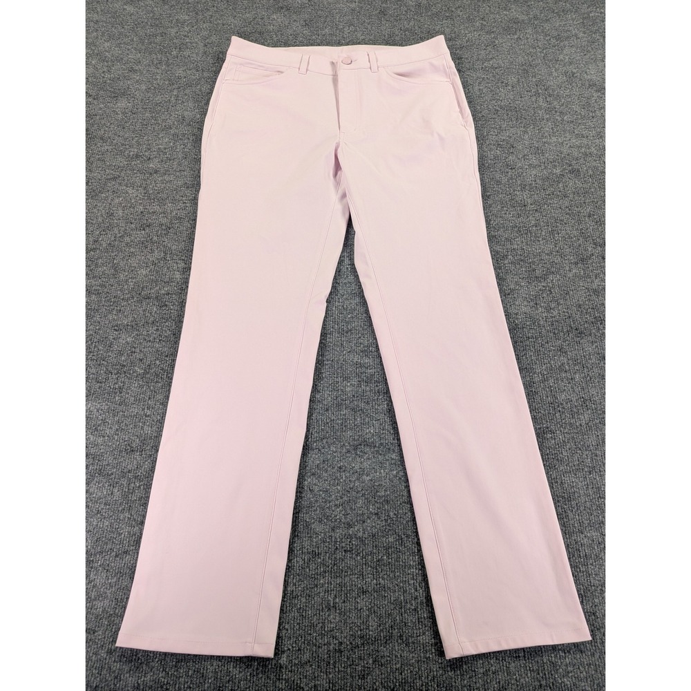 G/FORE Mens 5 Pocket Golf Pants Blush Pink G4MF22B50FB 34/32